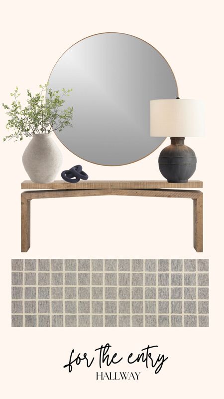 Console table I’m considering for our entry hall. Love the design of it!! Runner Lamp and Vase are so pretty 

#LTKhome #LTKunder100 #LTKunder50