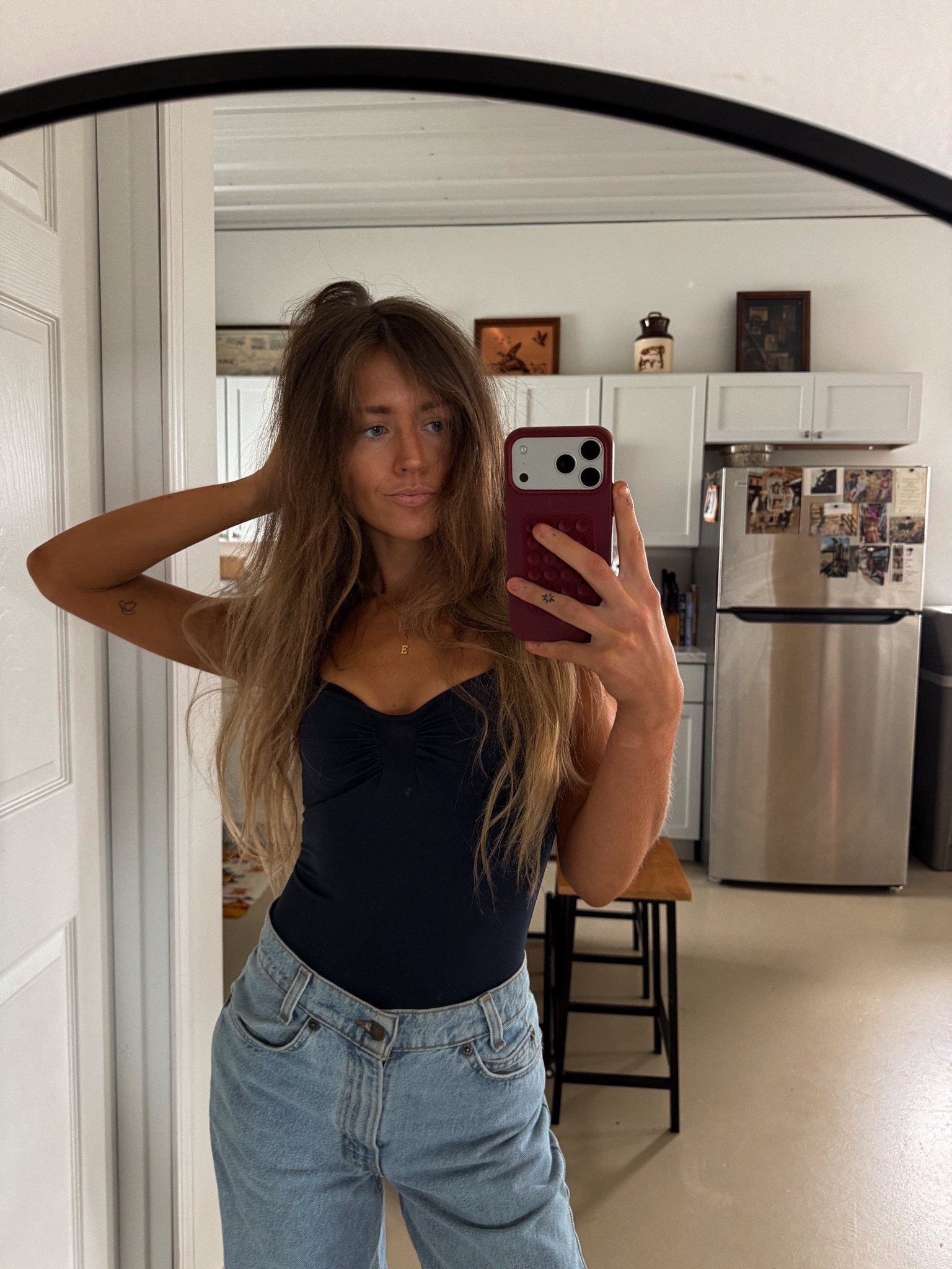 This bodysuit>>>

#LTKPetite #LTKU #LTKdayinmylife
