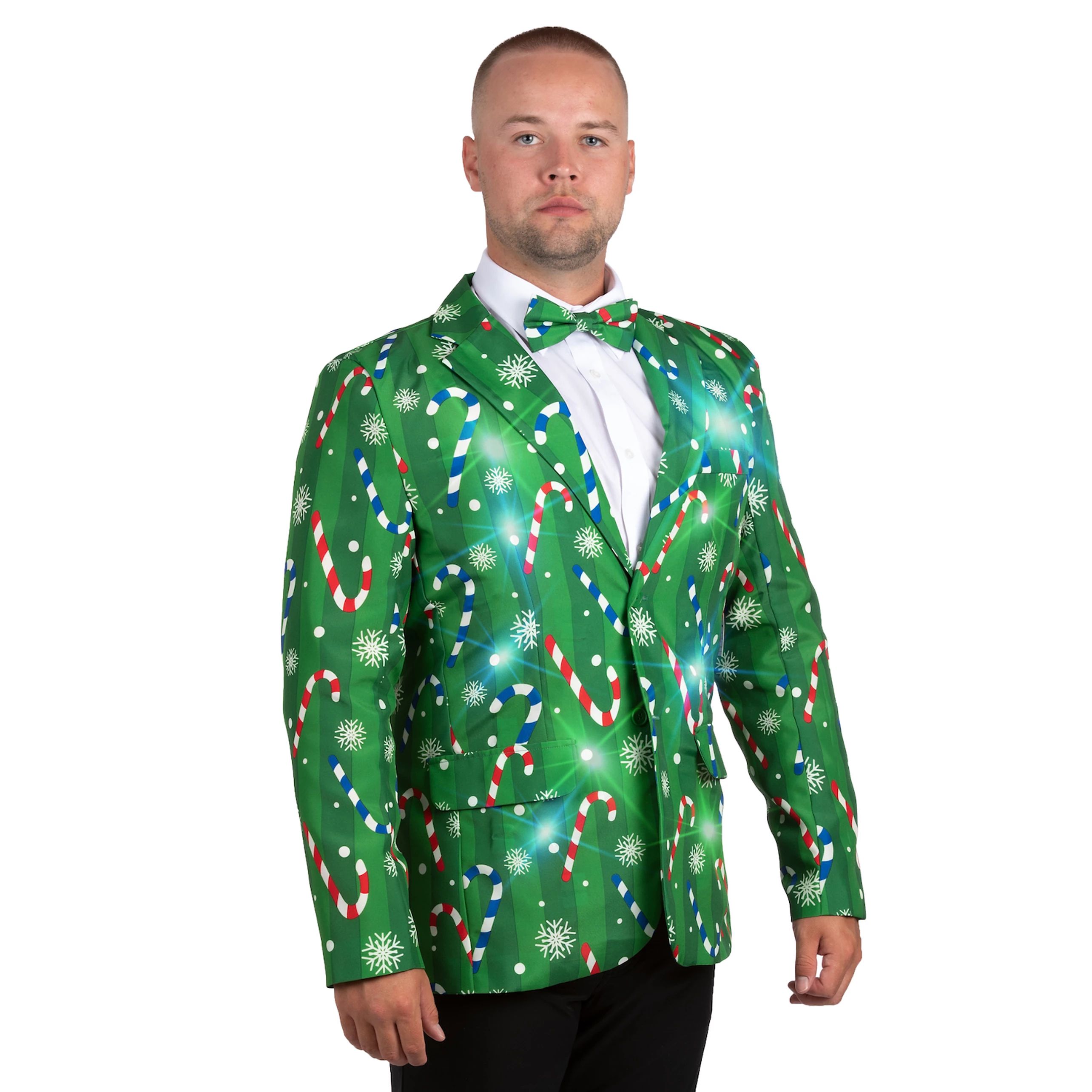 Men's Celebrate Together Light-Up Christmas Blazer & Tie Set | Kohl's