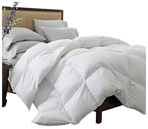 Superior Solid White Down Alternative Comforter, Duvet Insert, Medium Weight for All Season, Fluffy, | Amazon (US)