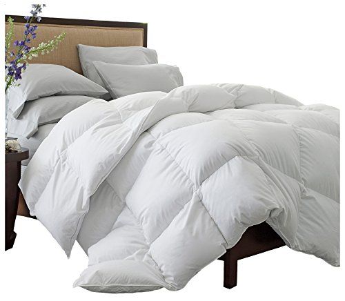 Superior Solid White Down Alternative Comforter, Duvet Insert, Medium Weight for All Season, Fluffy, | Amazon (US)