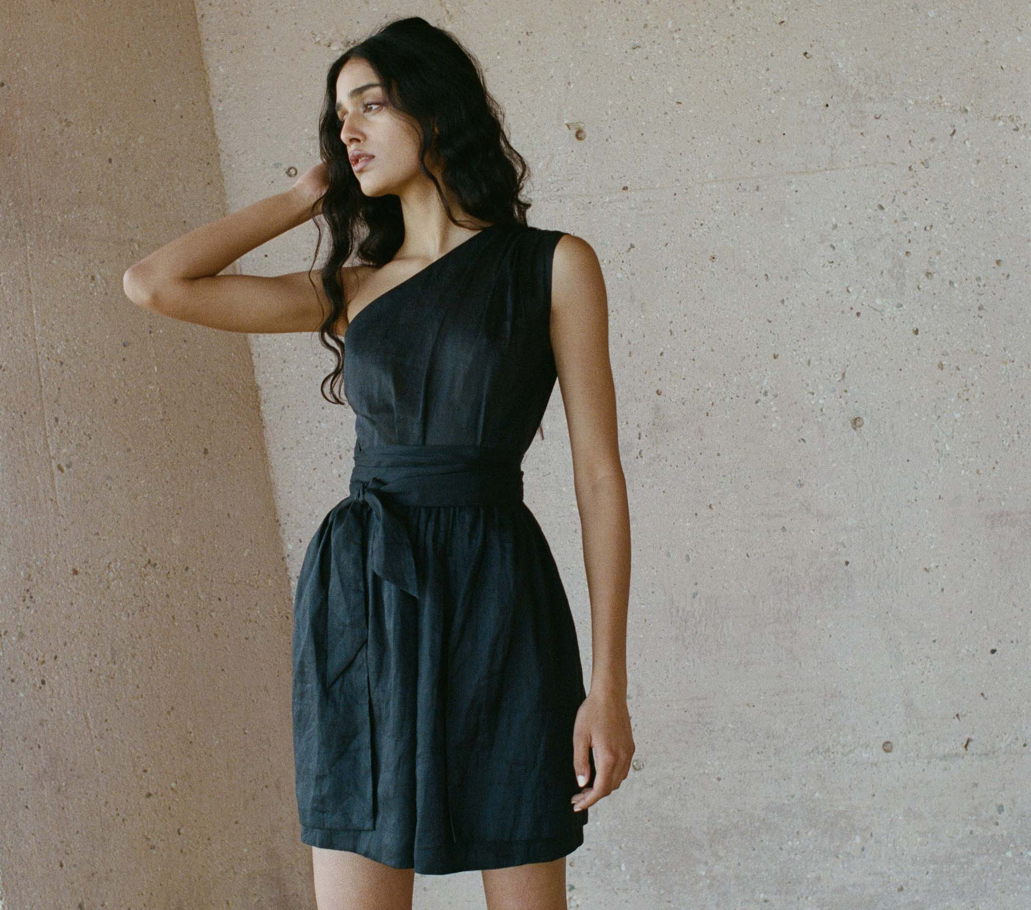 Yvonne Dress - Black | DÔEN | DOEN