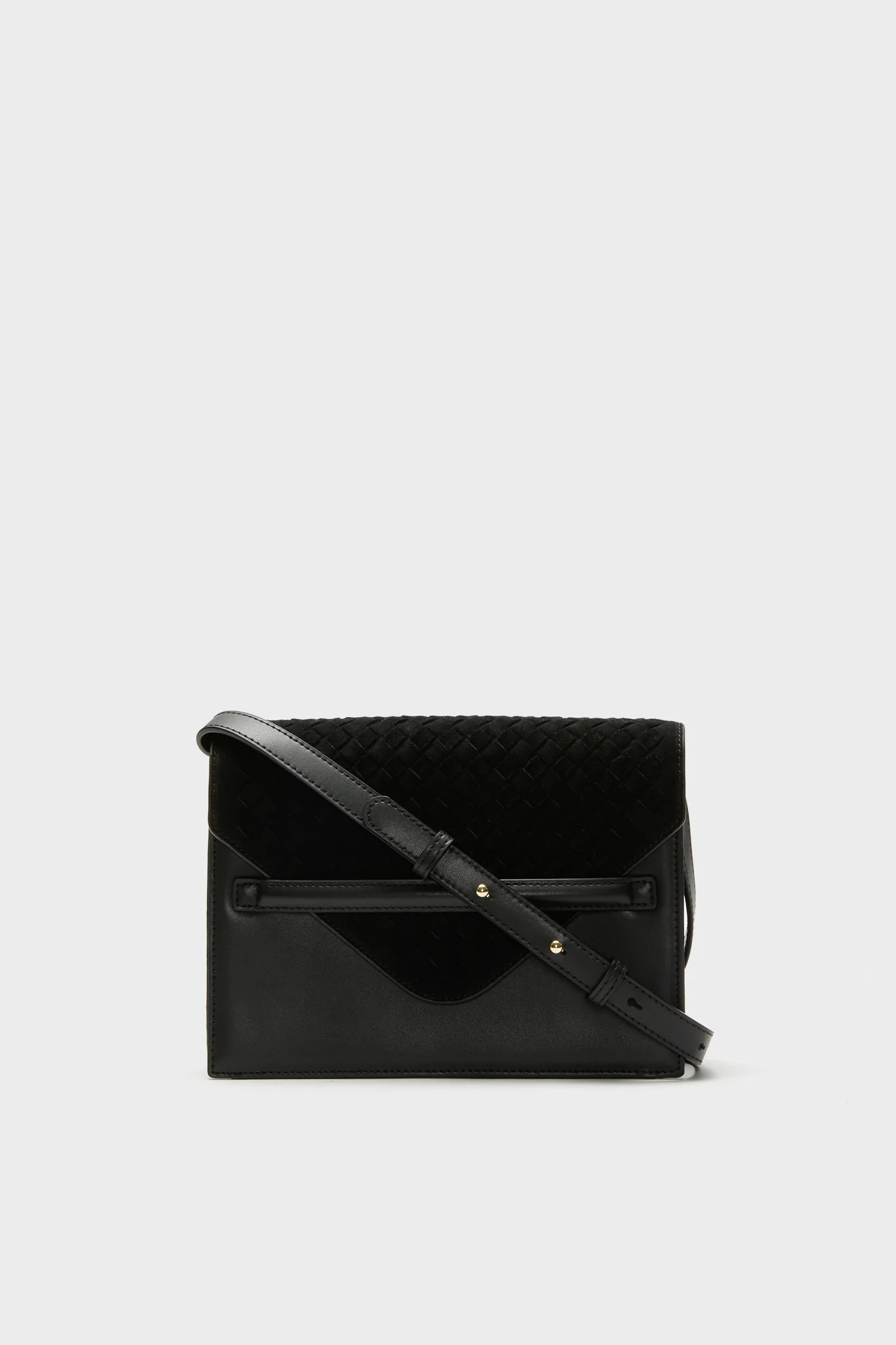 Black Leather Stevie Crossbody | Tuckernuck (US)