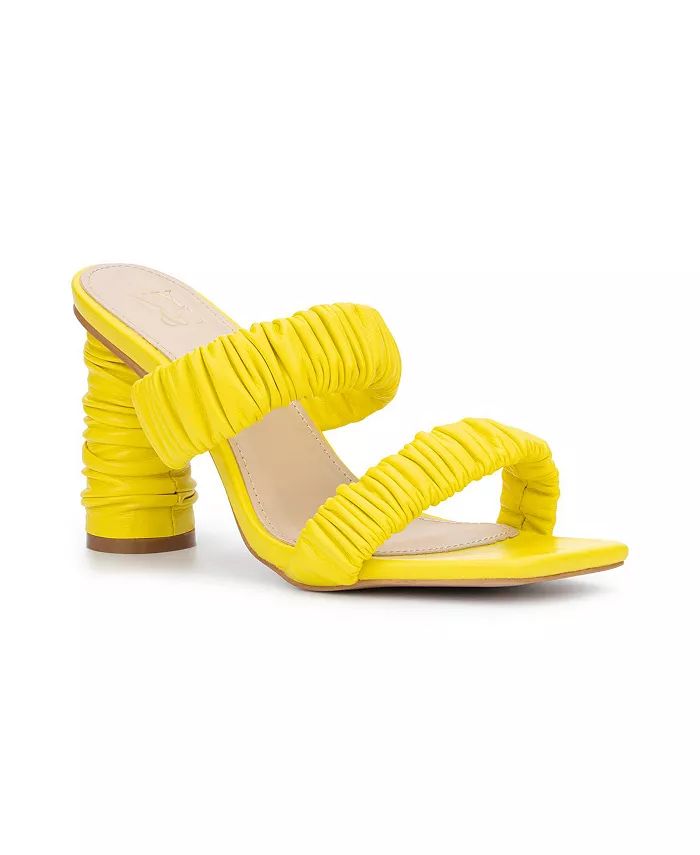New York & Company Women's Faina Ruched Heel Sandal - Macy's | Macy's
