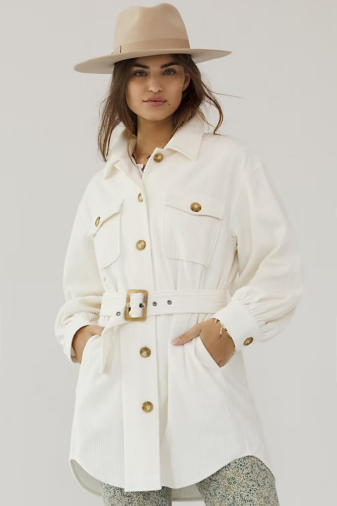 Laney Corduroy Shirt Jacket | Anthropologie (US)