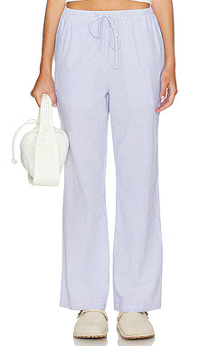 SNDYS x REVOLVE Sera Pant in Blue & White from Revolve.com | Revolve Clothing (Global)