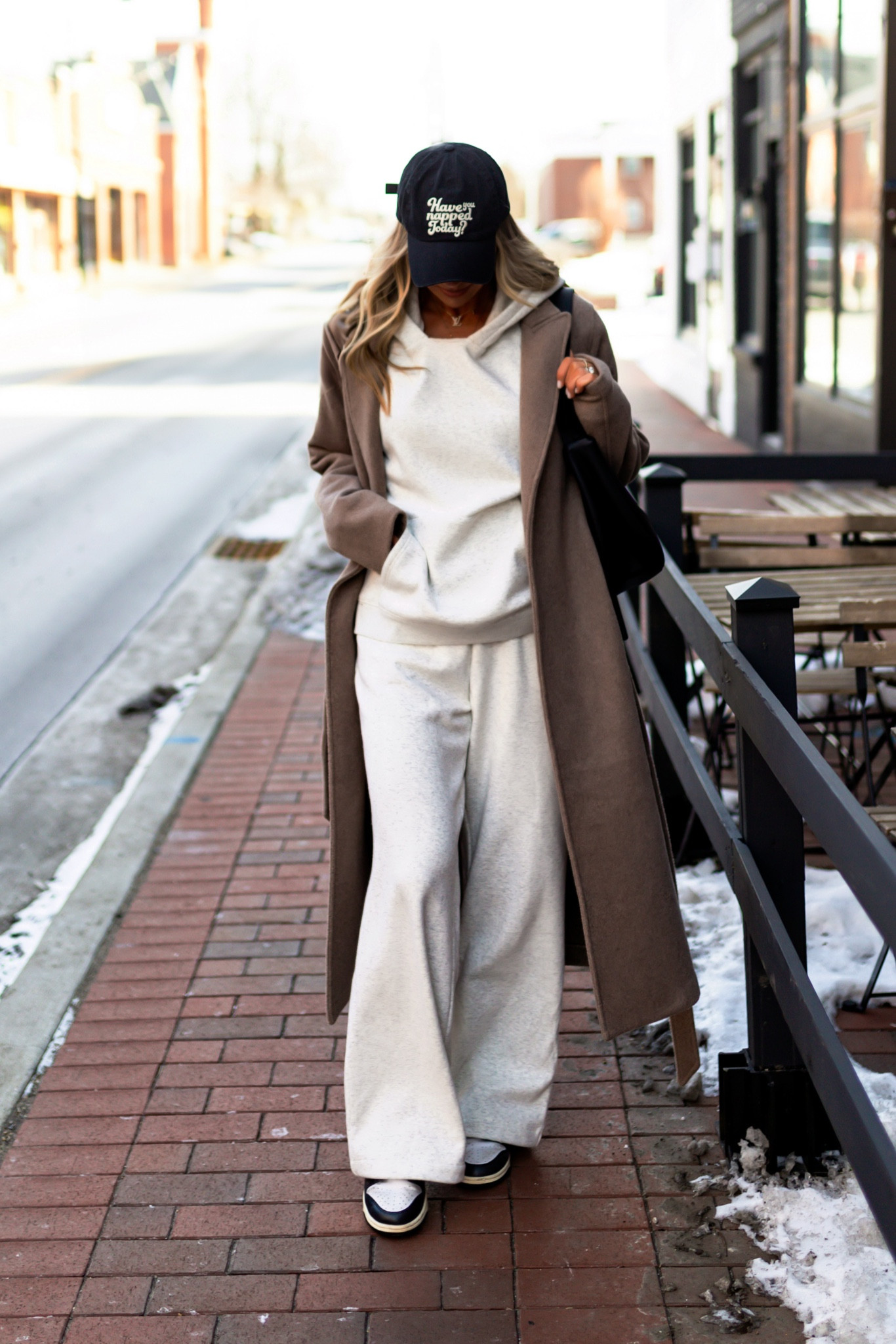 wearing a small in the pants and sweatshirt. coat is five years old, Abercrombie and no longer for sale 

#LTKWatchNow #LTKFindsUnder100 #LTKOver40