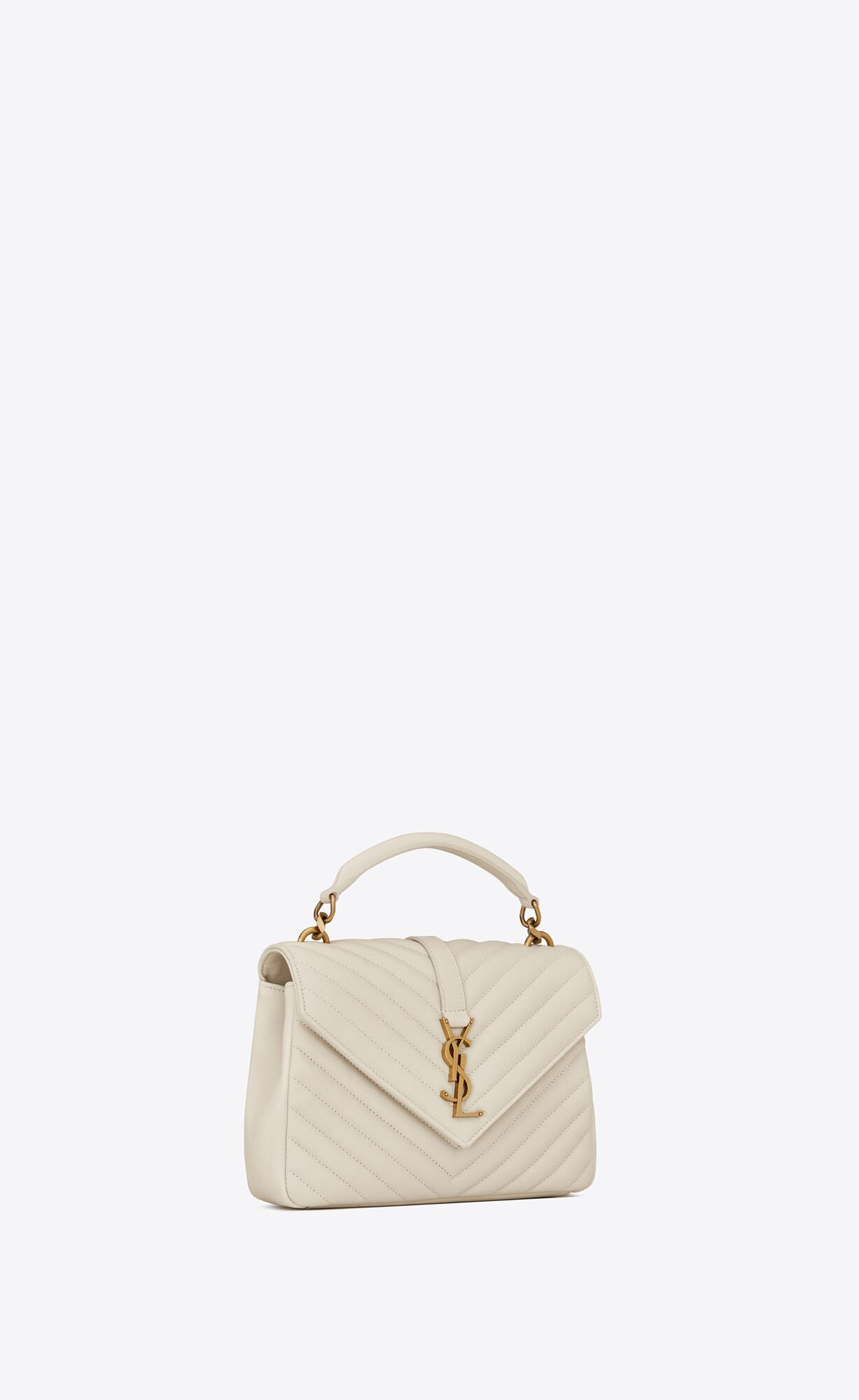 college medium chain bag in quilted leather | Saint Laurent Inc. (Global)