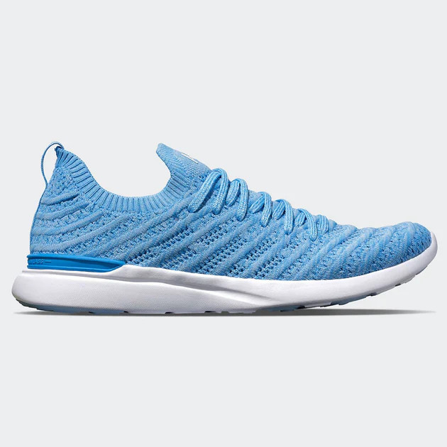 Women's Techloom Wave Running Shoes In Coastal Blue/ice Blue/melange | Shop Simon