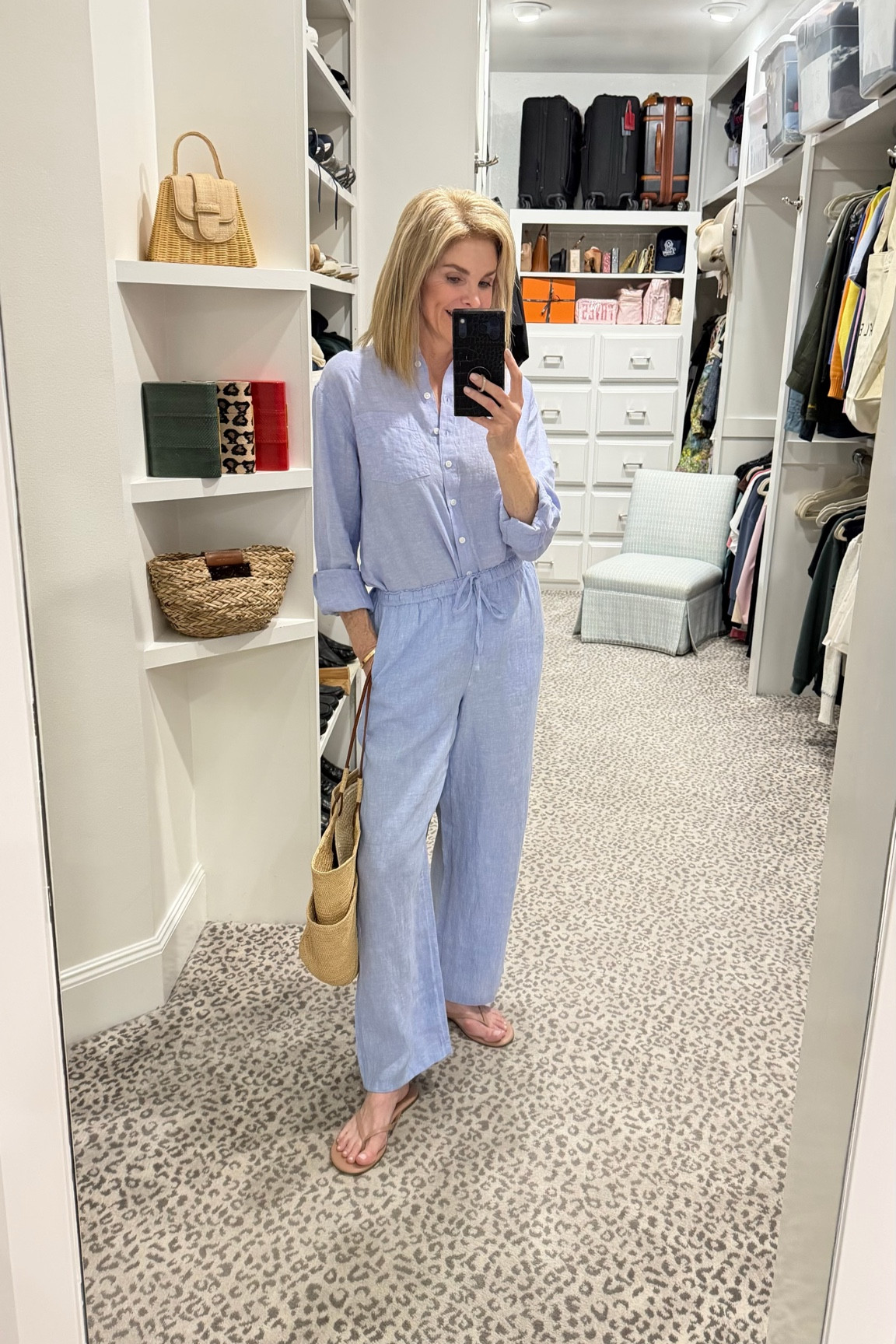 Easy linen set I’m loving this season. Size S

#LTKootd #LTKSeasonal #LTKOver40