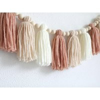 Boho Pastel Garland, Birthday Party Decor, Cake Smash Photo Prop, Backdrop Baby Nursery Decor, Living Room Mantel Decor | Etsy (US)