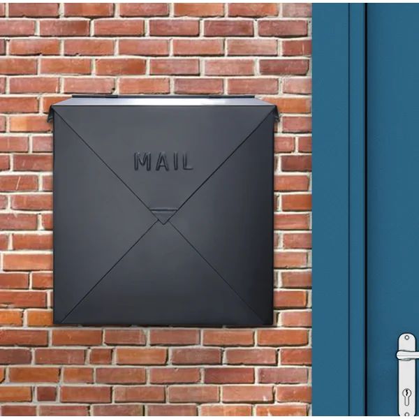Chicago Industrial Style Wall Mounted Mailbox | Wayfair North America