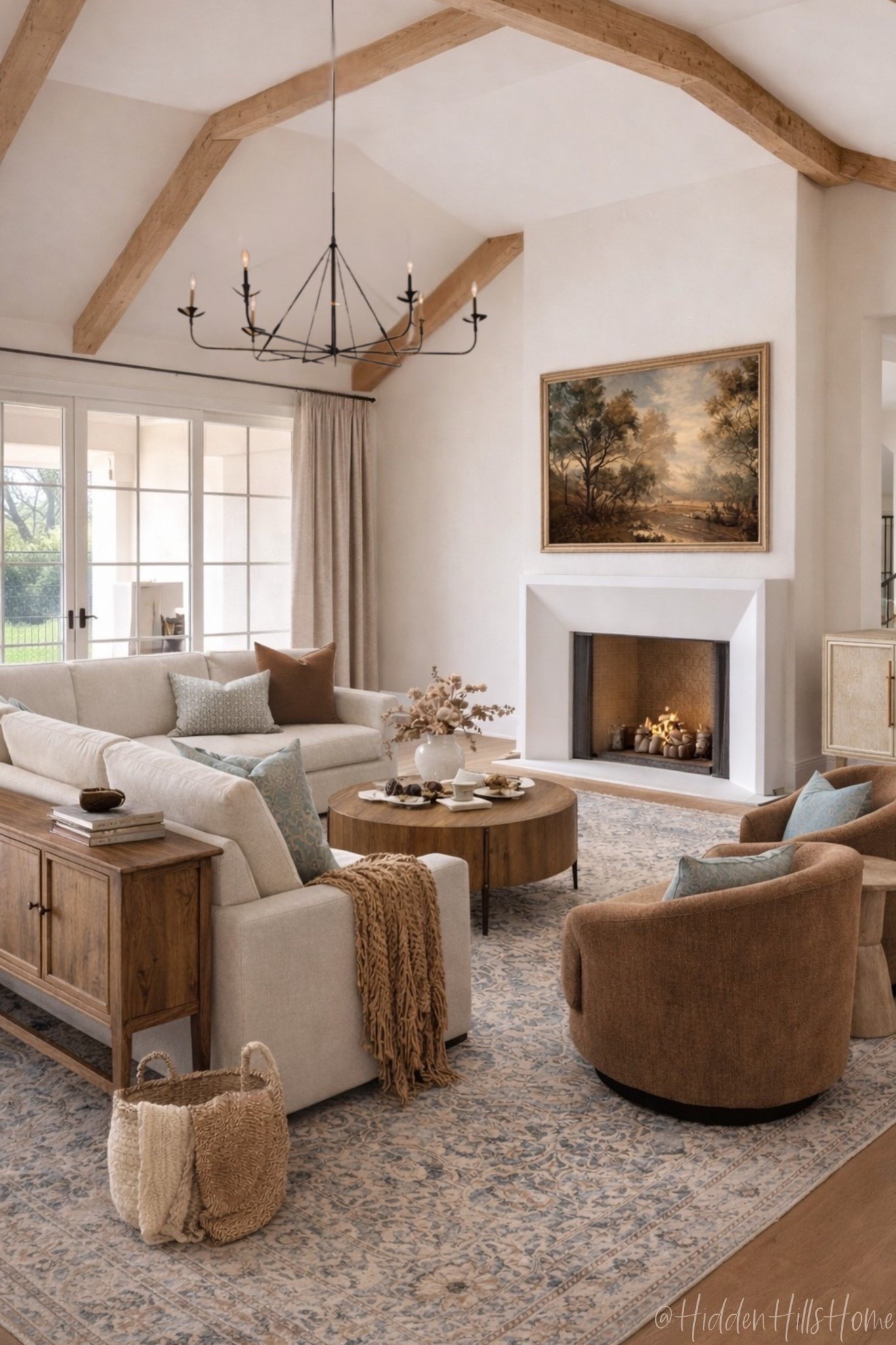 Cozy living room decor ideas! Living room design, sectional sofa, home decor, living room inspiration, accent chairs, living room rug, media cabinet, console table #home

#LTKSaleAlert #LTKSeasonal #LTKHome