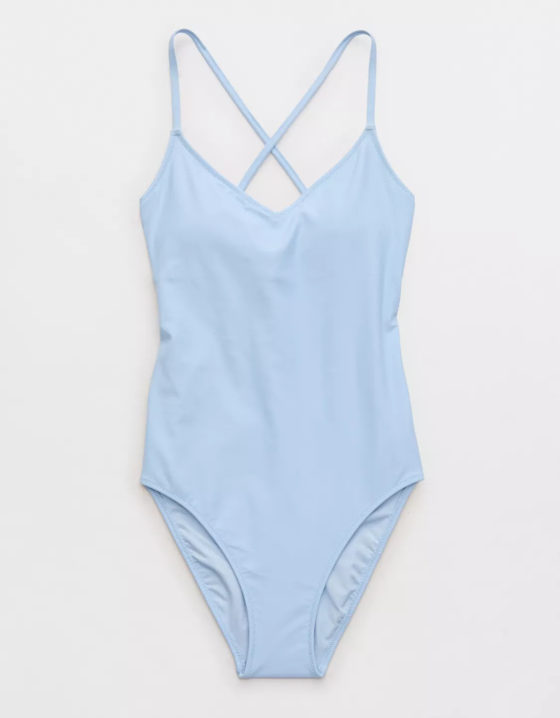 Aerie Strappy Full Coverage One Piece Swimsuit | American Eagle Outfitters (US & CA)