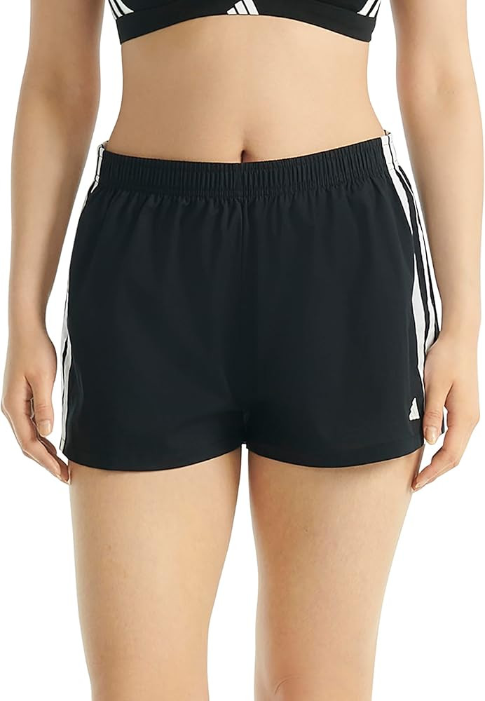 adidas Women's 3 Stripes Active Essentials Cotton Boxer Short Underwear | Amazon (US)