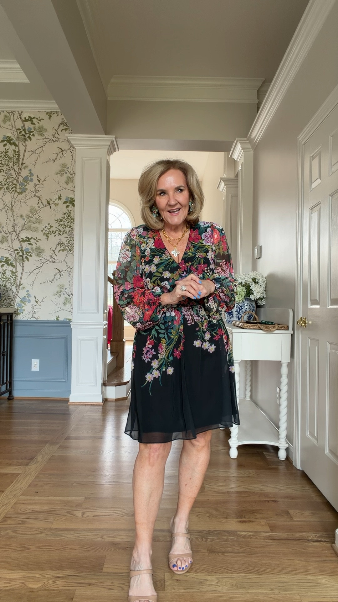 Wedding guest and MOB MOG dresses for spring events galas fundraisers showers. 
Be ok with alternations for special days! 
Size 10 in the black, blue and pink. 

Size medium in pink floral. 

Adrianna Papell dresses 

#LTKPetite #LTKWedding #LTKOver40