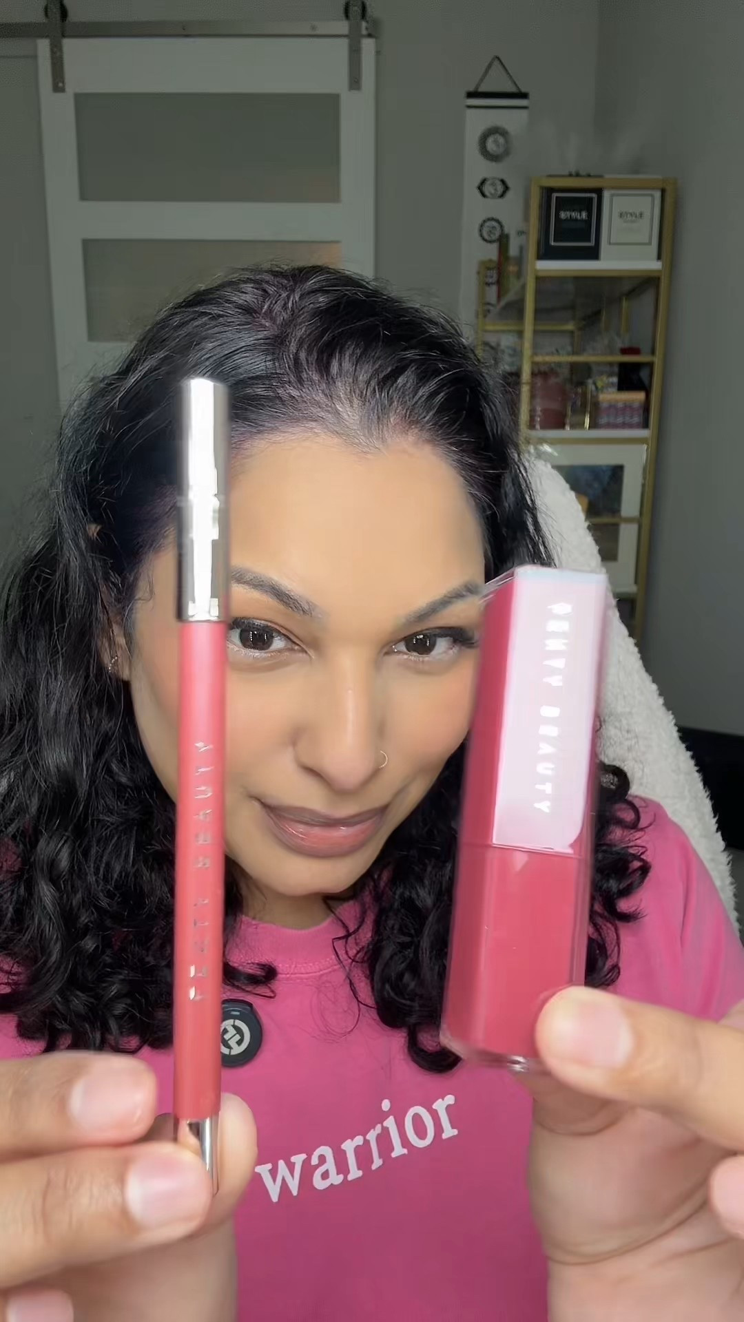 I’m wearing shade: RIRI. Fenty Beauty Gloss Bomb Stix and Traced Out Waterproof Liner

#LTKgrwm #LTKOver40 #LTKBeauty