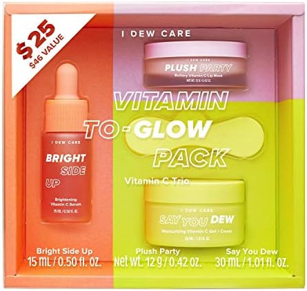 I DEW CARE Vitamin To-Glow Pack Skin Care Set | Brightening Starter Kit | Korean Skincare, Vegan,... | Amazon (US)