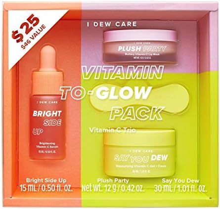 I DEW CARE Vitamin To-Glow Pack Skin Care Set | Brightening Starter Kit | Korean Skincare, Vegan,... | Amazon (US)