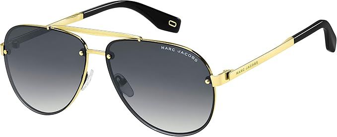 Marc Jacobs Men's Marc 317/S Pilot Sunglasses, Antique Gold/Gray Shaded, 61mm, 13mm | Amazon (US)