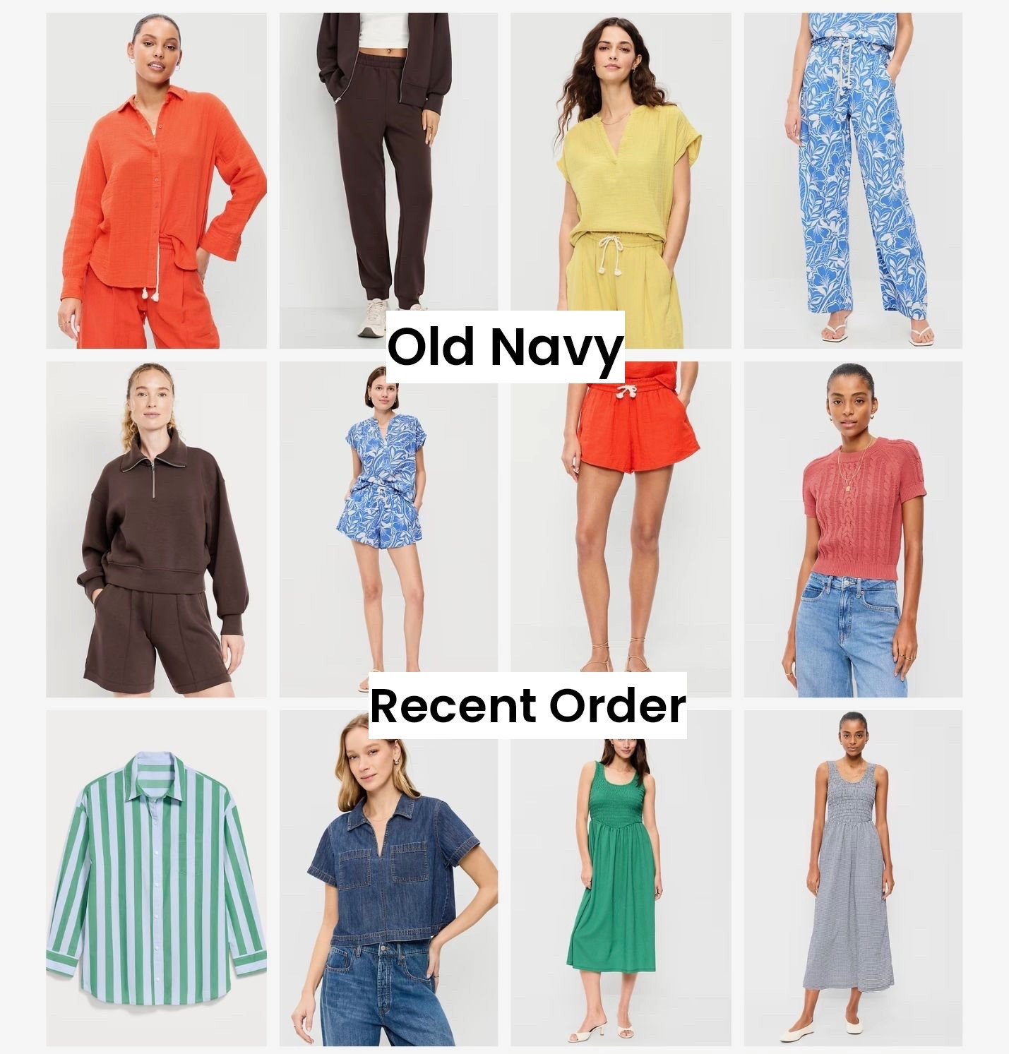 Spring break is next week! Here is what I ordered from @oldnavy! Everything is marked down 🎉