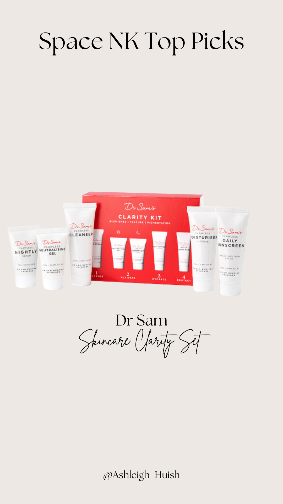 My Top Space NK Picks
Dr Sam Skincare Clarity Set 

 #LTKuk #LTKeurope #LTKbeauty