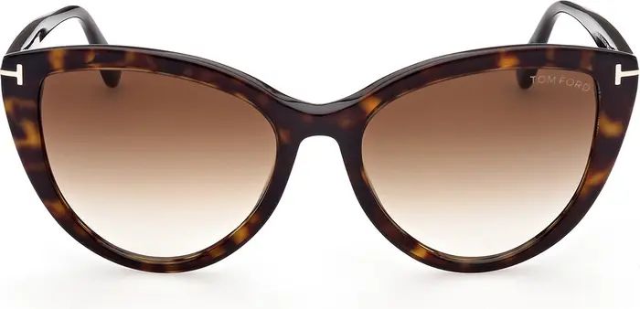 Isabella-02 56mm Gradient Cat Eye Sunglasses | Nordstrom