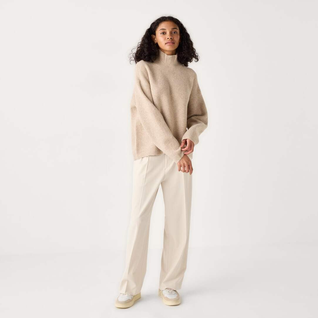 Pleated Wide Leg Trousers | UNIQLO (UK)