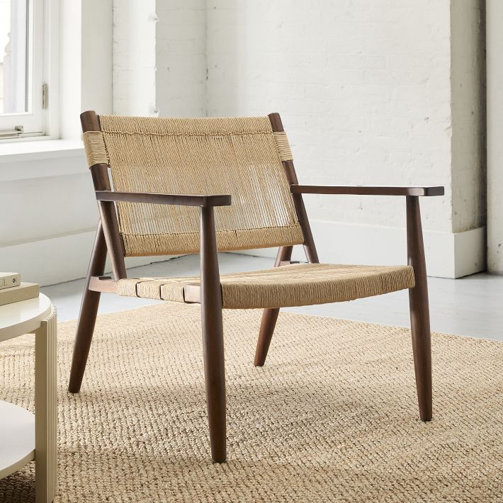 Morton Woven Show Wood Chair | West Elm (US)
