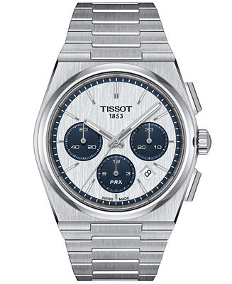 Tissot
          
        
  
      
          Men's Swiss Automatic Chronograph PRX Stainless St... | Macy's