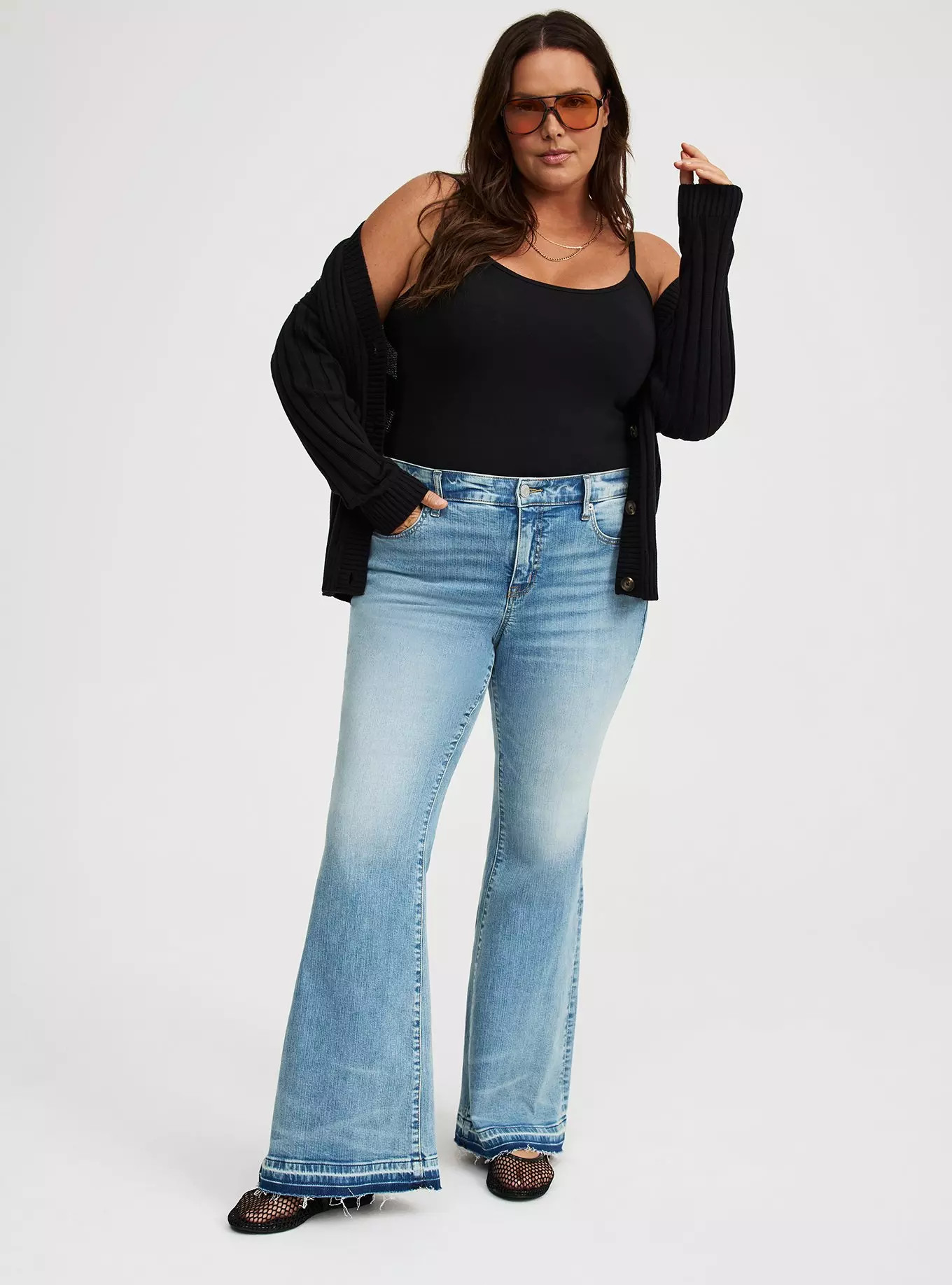 Perfect Super-Flare Mid-Rise Jean | Torrid (US & Canada)