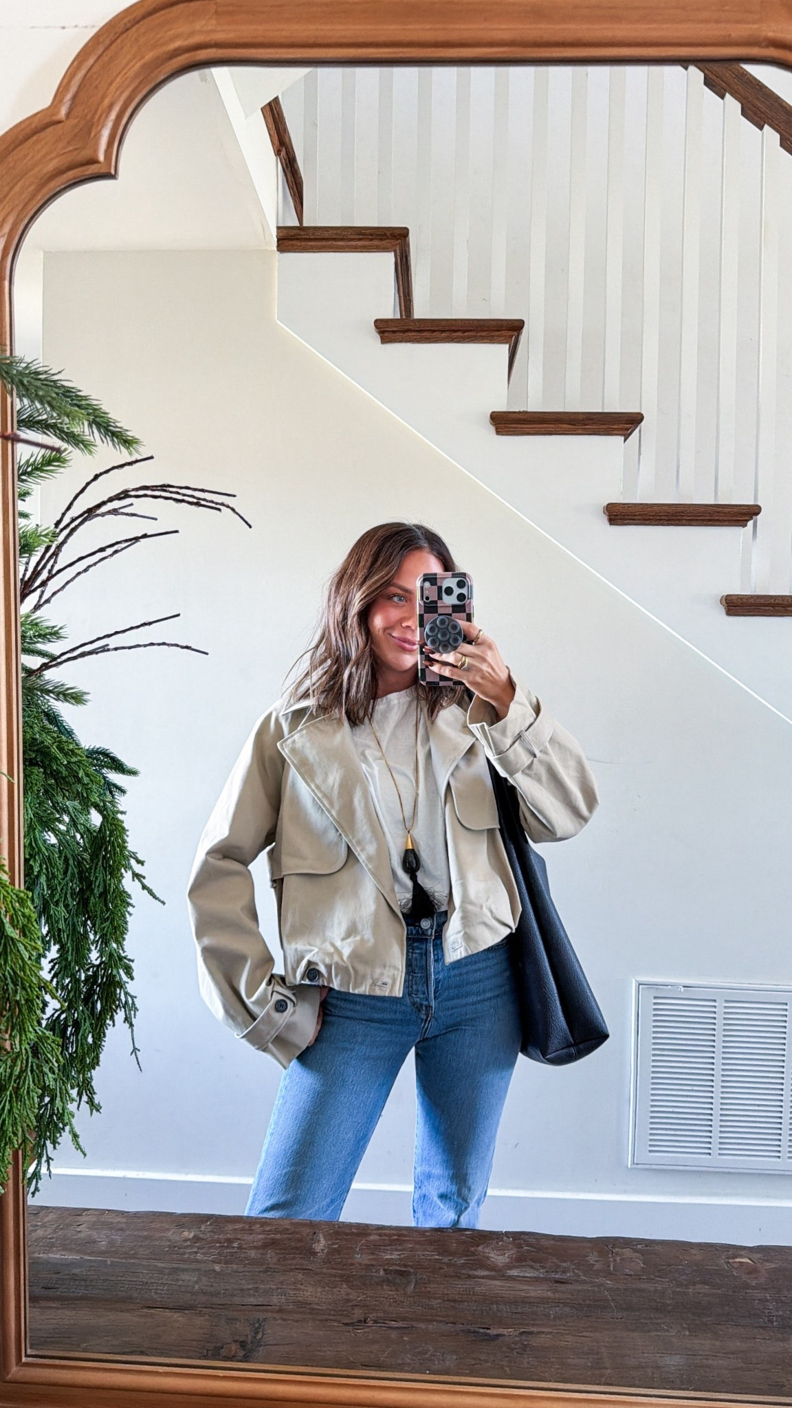 🆕 Zara spring cropped trench! LOVE in size xs 

#LTKgrwm #LTKdayinmylife #LTKootd