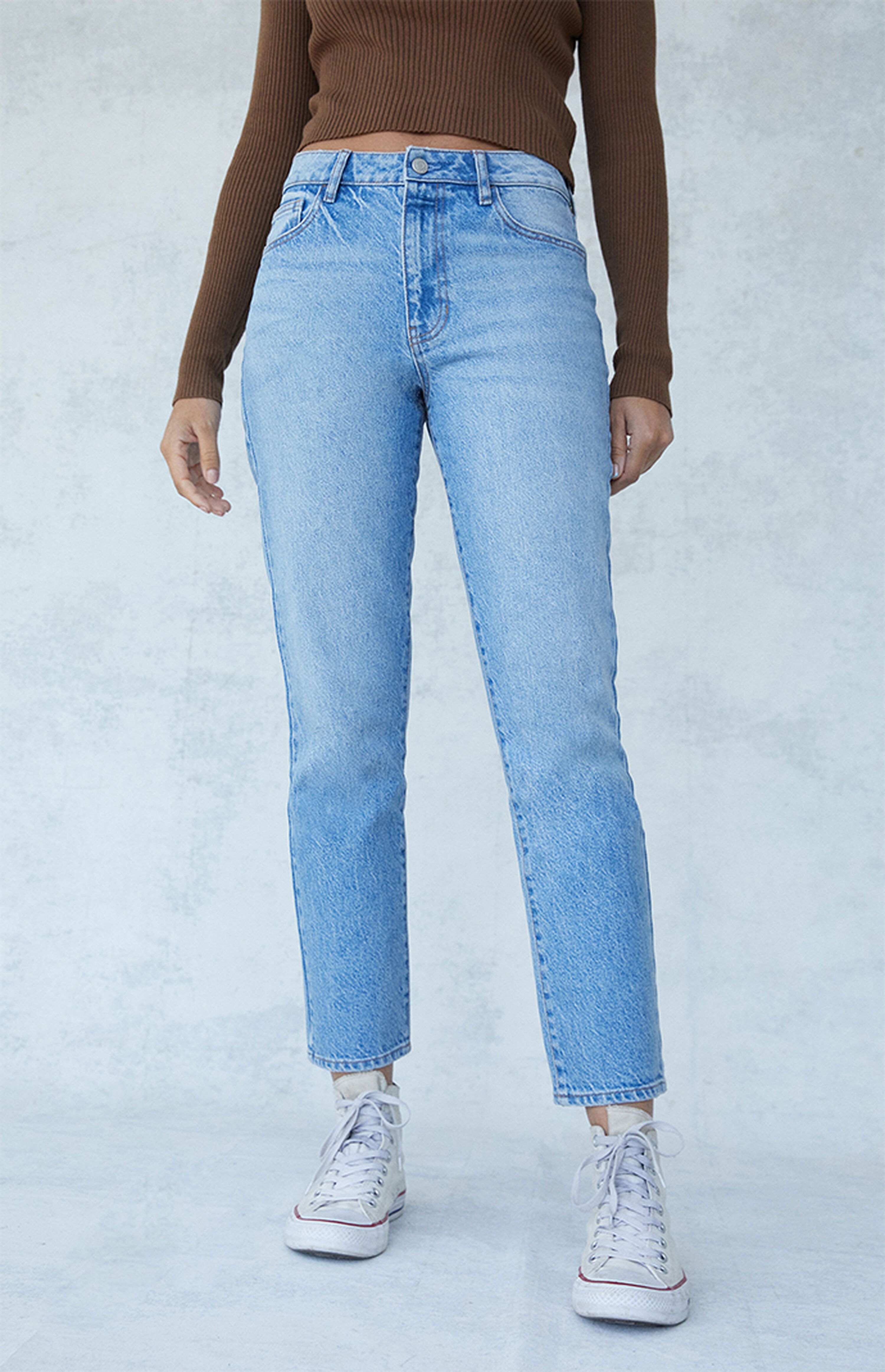 PacSun Eco Medium Blue Mom Jeans | PacSun | PacSun