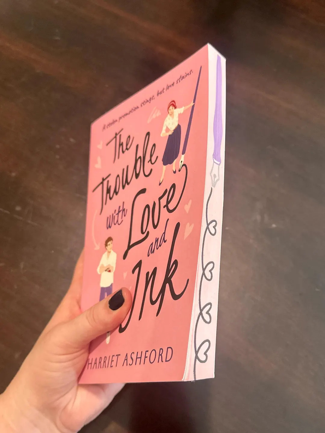 Signed Sprayed Edges the Trouble With Love & Ink by Harriet Ashford - Etsy | Etsy (US)