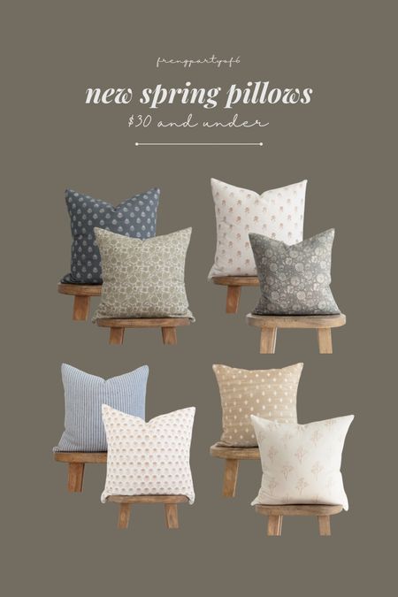 New spring pillow covers 😍

#LTKhome #LTKfindsunder50