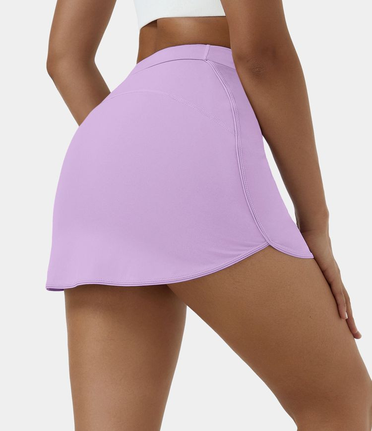 Women’s Everyday Side Pocket 2-in-1 Golf Skirt-Clarity - Halara | HALARA