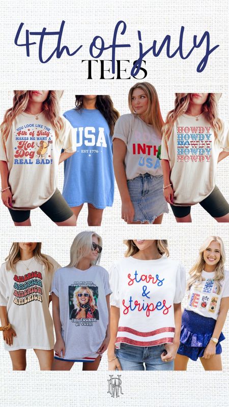 4th of July outfit ideas 4th of July tees 

#LTKstyletip #LTKsalealert #LTKunder50