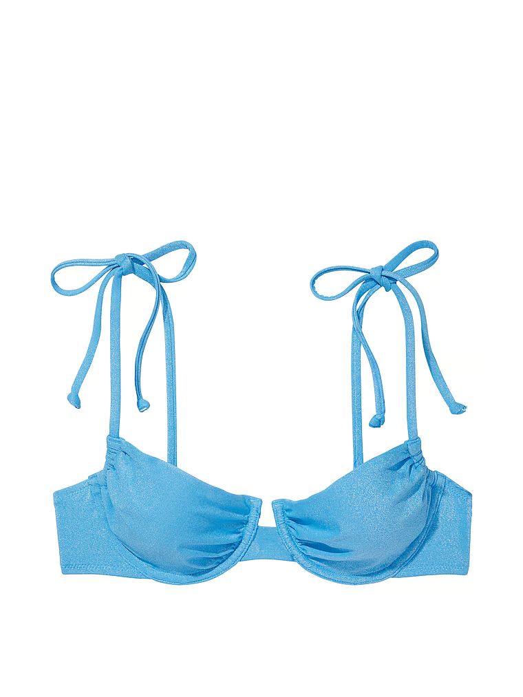 Ruched Shine Underwire Adjustable  Bikini Top | Victoria's Secret (US / CA )