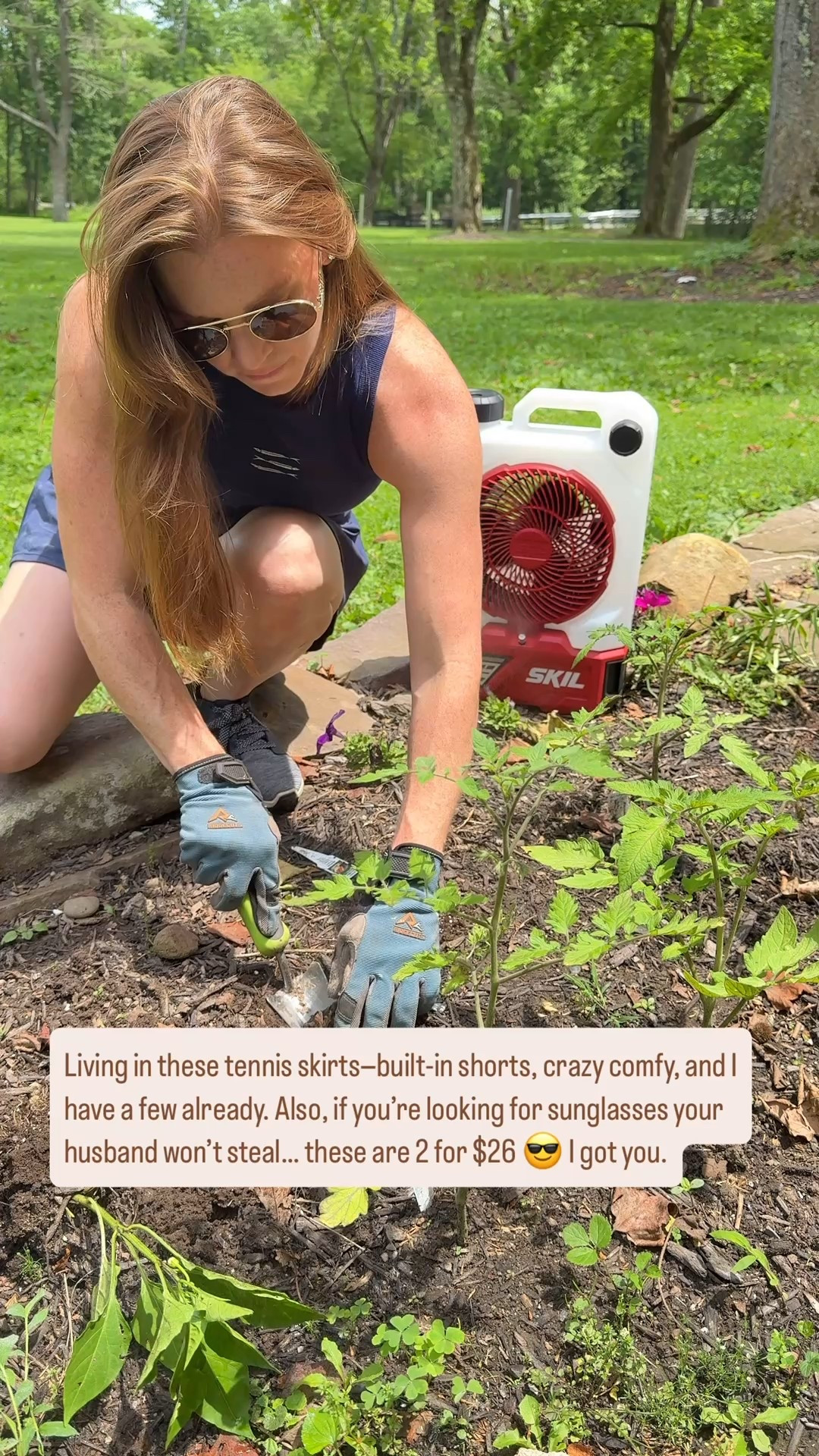 Living in these tennis skirts—built-in shorts, crazy comfy, and I have 5 already 👏 only $14! Also, if you’re looking for sunglasses your husband won’t steal… these are 2 for $26 😎 I got you.

#LTKU #LTKActive #LTKBeauty