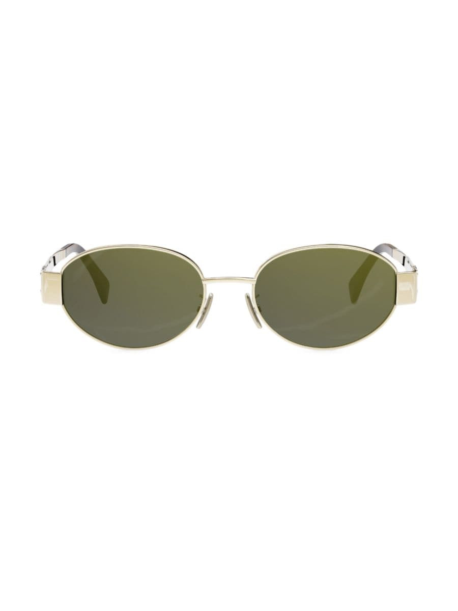 Triomphe 52MM Oval Sunglasses | Saks Fifth Avenue