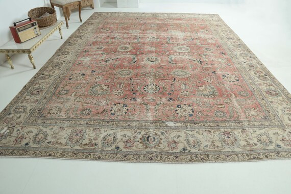 9.4x12.6 Ft TURKISH Rug VINTAGE Rug OVERSIZED Rug Area | Etsy | Etsy (US)
