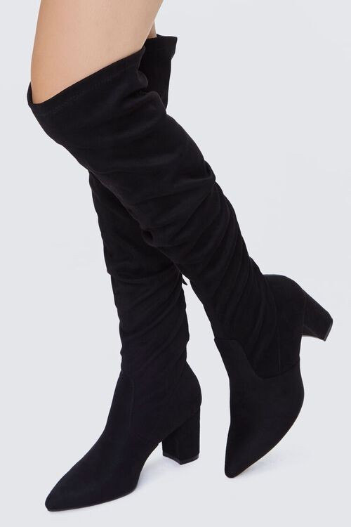 Faux Suede Over-the-Knee Boots | Forever 21 (US)