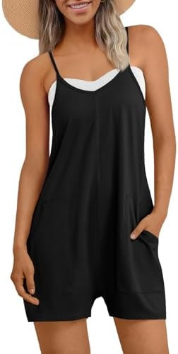 AUTOMET Womens Rompers Jumpsuits Summer Vacation Beach Outfits 2026 Shorts Overalls Jumpers Casua... | Amazon (US)