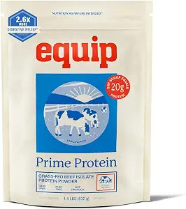 Equip Foods Prime Protein Powder | Clean, Grass Fed Beef Protein Powder | Carnivore Protein Isola... | Amazon (US)
