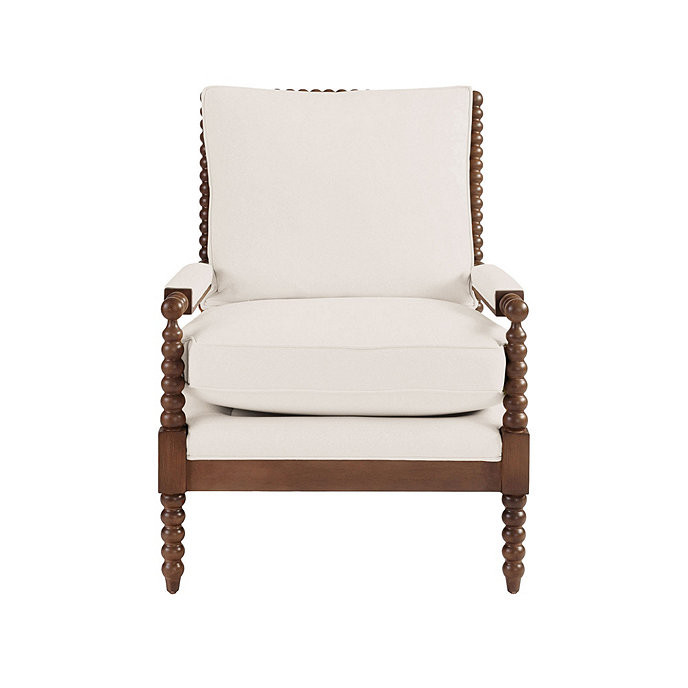 Shiloh Spool Chair with Deep Seat & Vintage Texture Custom Upholstery Options | Ballard Designs, Inc.