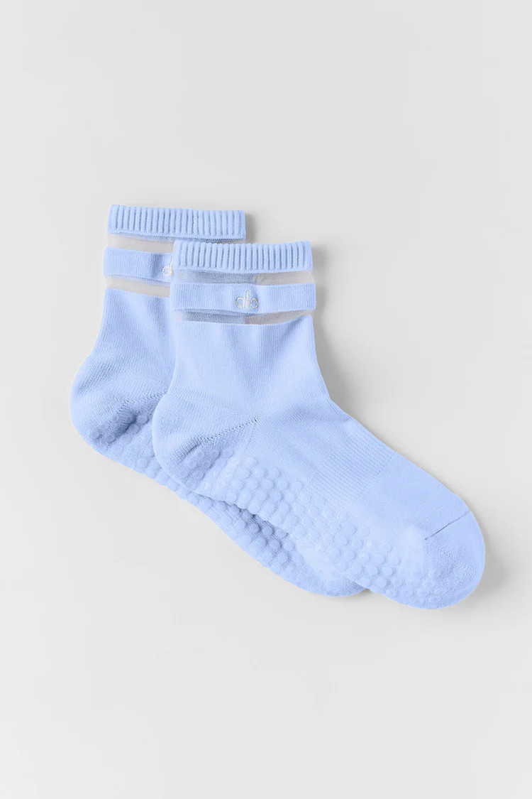 Women's Pulse Grip Sock - Light Provence Blue | Alo Yoga (US)