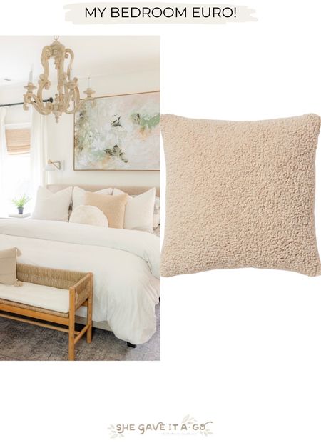 my bedroom euro! cutest euro to make your bedroom look more together! spring look

#LTKhome #LTKstyletip