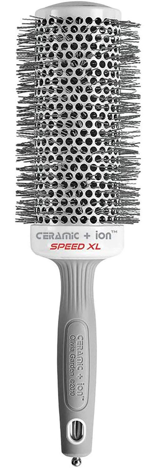 Olivia Garden Ceramic + Ion Speed XL - Extra-Long Round Thermal Hair Brush - Not Electrical - Professional Blowout Brush for Normal to Thick Hair | Amazon (US)
