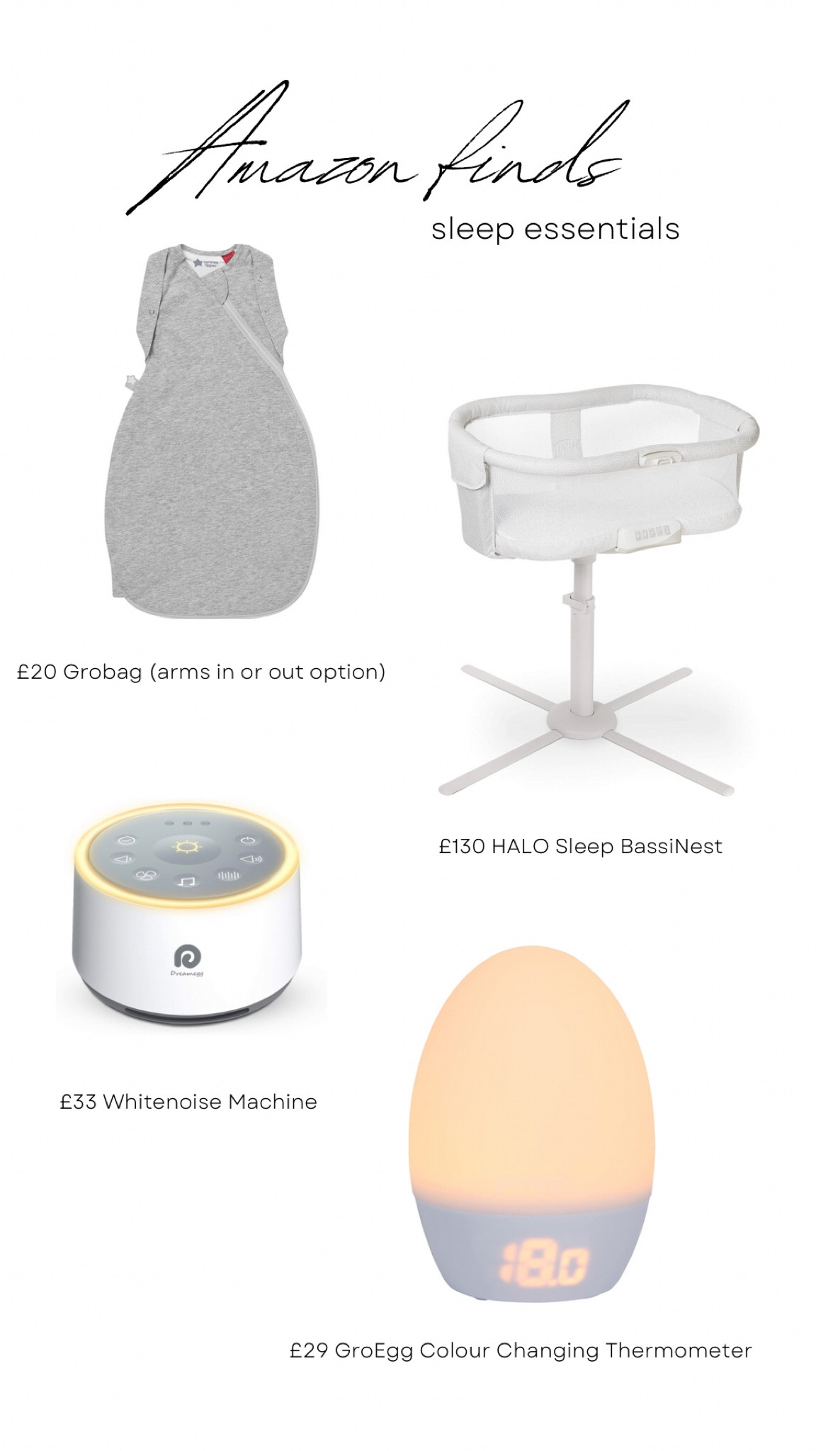 My baby sleep essentials 💤

#LTKbaby #LTKkids