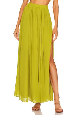 anna nata Cassidy Skirt in Celery Green from Revolve.com | Revolve Clothing (Global)